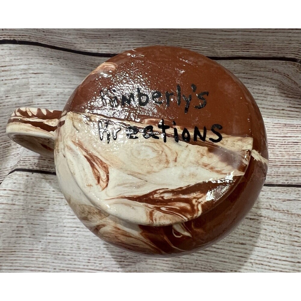 Kim’s creations pottery Red Mug With Baby Seal seal From Alaska - Picture 4 of 4
